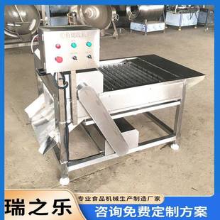 鲅魚切斷機魚罐頭使用 商用舟山帶切魚段機鲅魚切斷設備連續式