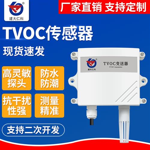 壁挂空气质量检测仪TVOC变送器传感器485MODBUS4-20ma空气变送器