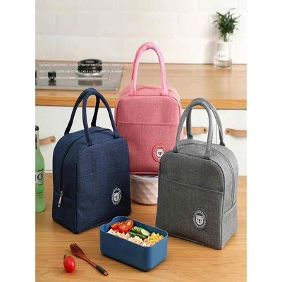 饭盒袋便当袋上班族带饭盒手提包午餐学生便当包铝箔加厚保温袋子