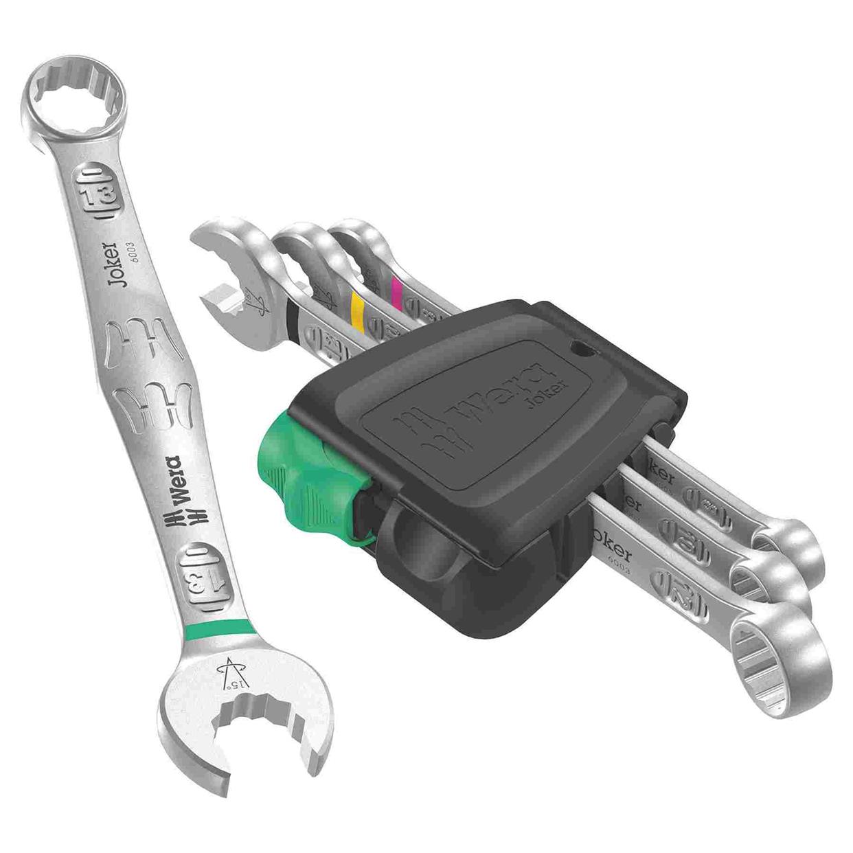 德国维拉WERA公英制两用扳手小角度6003 JOKER 4件套装8-13MM