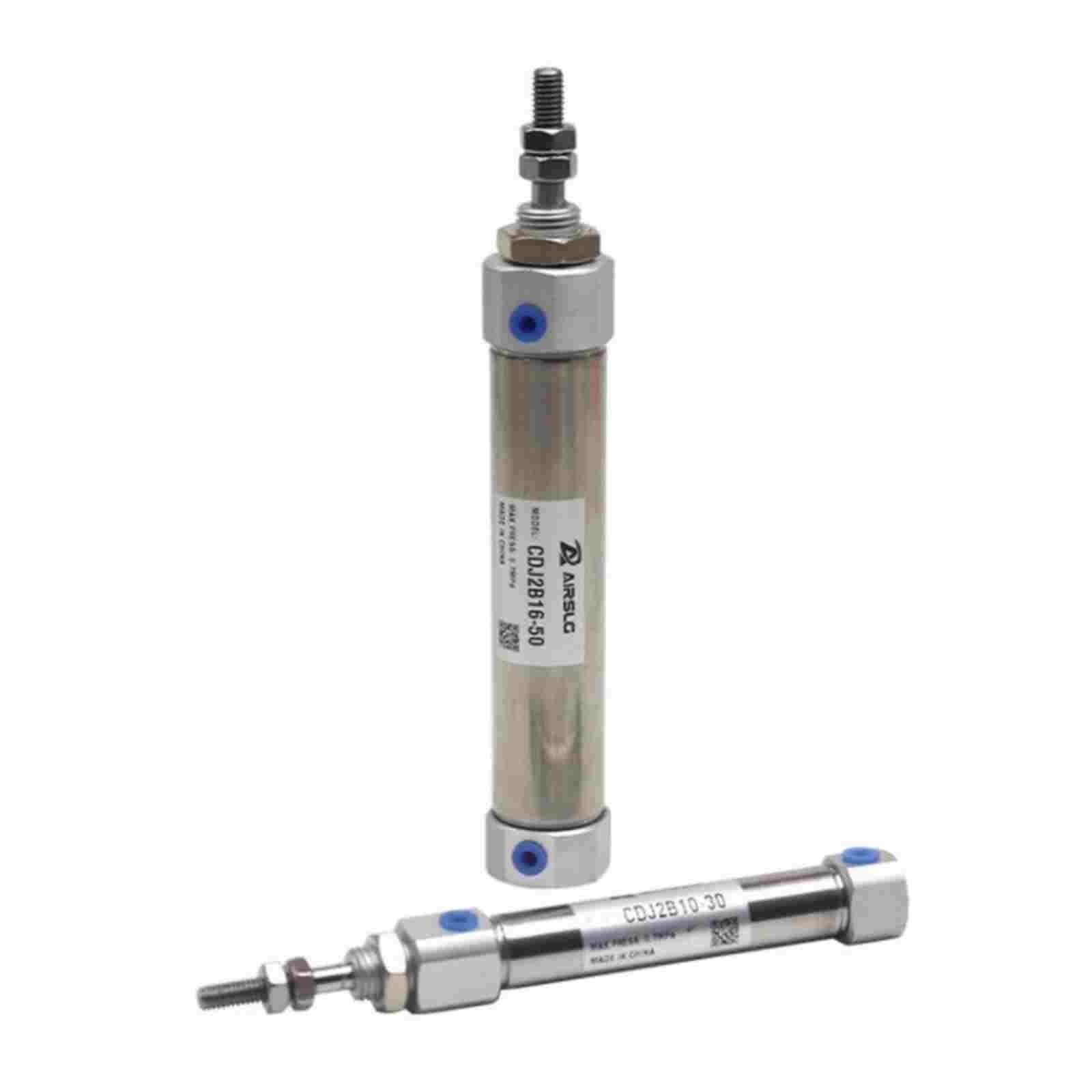 单作用带弹簧不锈钢迷你气缸CJ2B10-15T CDJ2B16-50S CJ2B16-30S