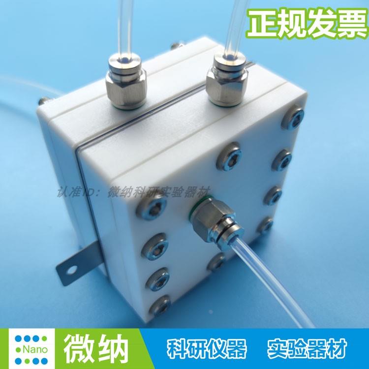 实验用聚四氟乙烯夹具定制燃料电池PEM电解池电解槽定做测试模具