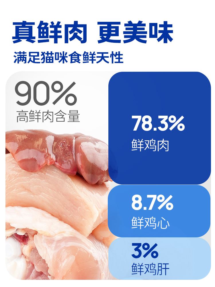 海洋之星全价鲜肉低温烘焙猫粮4.5kg幼猫成猫粮九珍草莓鸡增肥