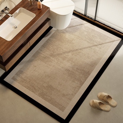 浴室地垫硅藻泥卫生间吸水防滑垫洗手台门口脚垫厕所速干防摔地毯