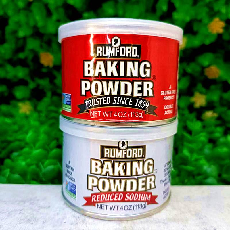 113g美国进口拉姆雷无铝泡打粉发粉调料RUMFORD BAKING POWDER