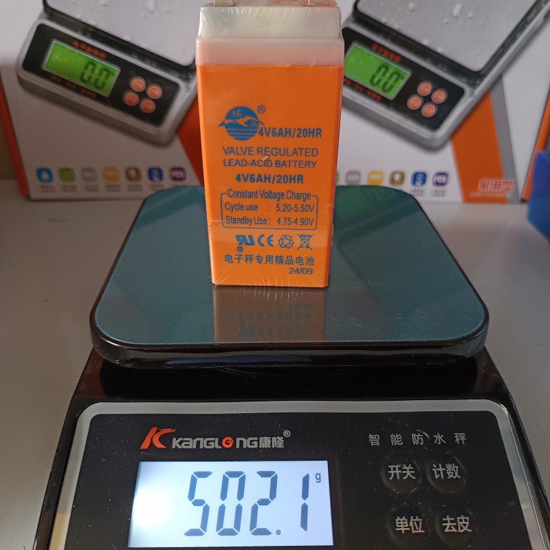 瑞衡电子秤电池通用4v4ah4.5a5a商用台秤蓄大和衡器原装电瓶