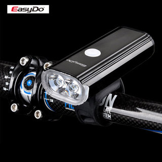 easydo黑暗骑士EL-1110自行车灯车前灯USB充电尾灯夜骑灯骑行装备