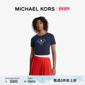 网球胶囊系列 MICHAEL 奥莱 女士网球印花短袖 KORS 恤