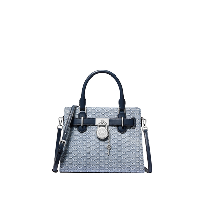 【2件折上折】MICHAEL KORS MK Hamilton 女士小号丹宁手提包