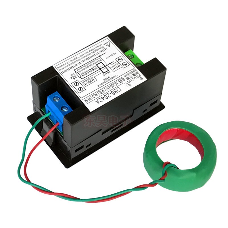 D85-2042A 双显双色液晶数字交流电压表数显电流表 100A