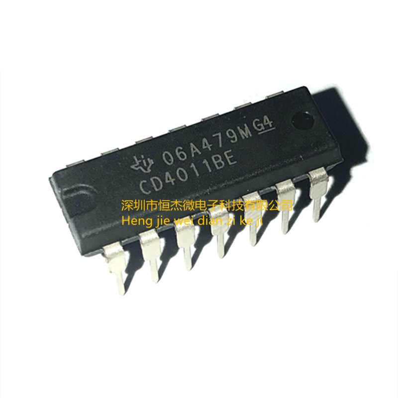 全新原装 CD4011BE TC4011BP DIP14直插 四2输入与非门 逻辑IC