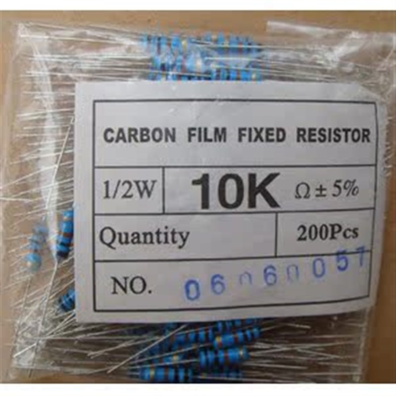 0.5W 1/2W 10K 10K 5% 全新优质色环电阻器 200只/包 现货
