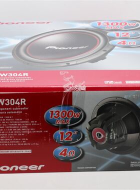 【出口转内销】全新原包装 日本 pioneer 12寸 汽车重低音喇叭