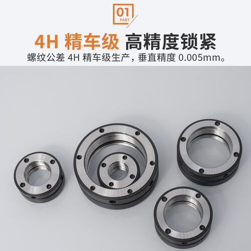 思维福特 精密K型轴向锁紧螺母圆形防松止退自锁定帽滚珠丝杆SWFT