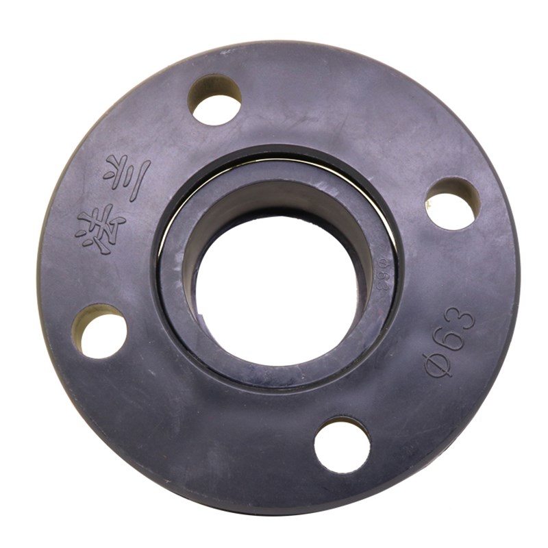 PE法兰片法兰盘50 63 75 90 110 热熔承插式Q加厚PE法兰塑料法兰