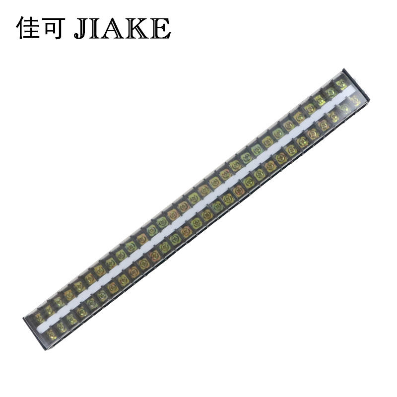 接线端子排导轨接线排板TD-3030/30A电线连接器30位组合接线端子