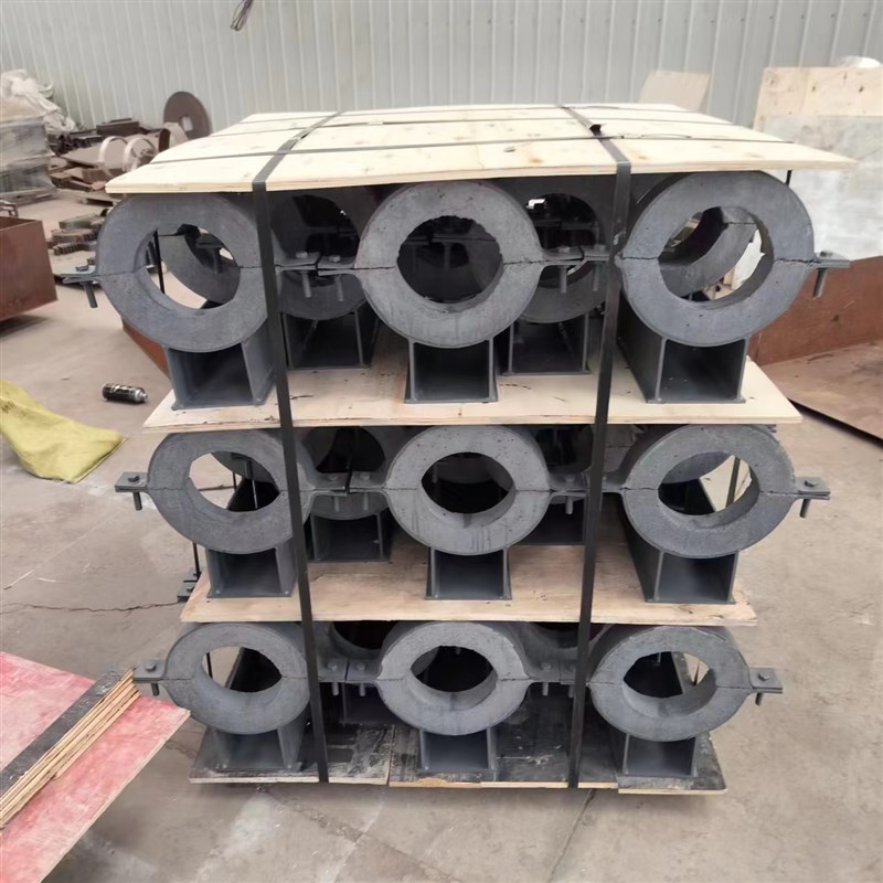 蒸汽管托管夹式管托J2聚氨酯保冷管托L1蛭石隔热管托管Z道固定支