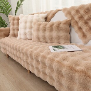 房客布置撸猫感少女ins客厅床边收纳G柜毛垫书架毛垫书房长条冬季