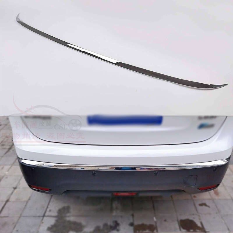 适用于尼桑新逍客后杠饰条 16-18款新逍客改装S专用后保险杠装饰