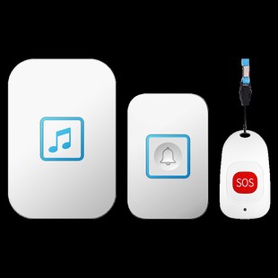 CACAZI卡佳斯C86一拖一老人呼叫器无线家用遥控U远距离求助门铃人