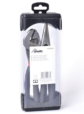 拓为(Tactix)7m80009 ONSITE系列4件套钳子组合套装8英寸尖嘴钳