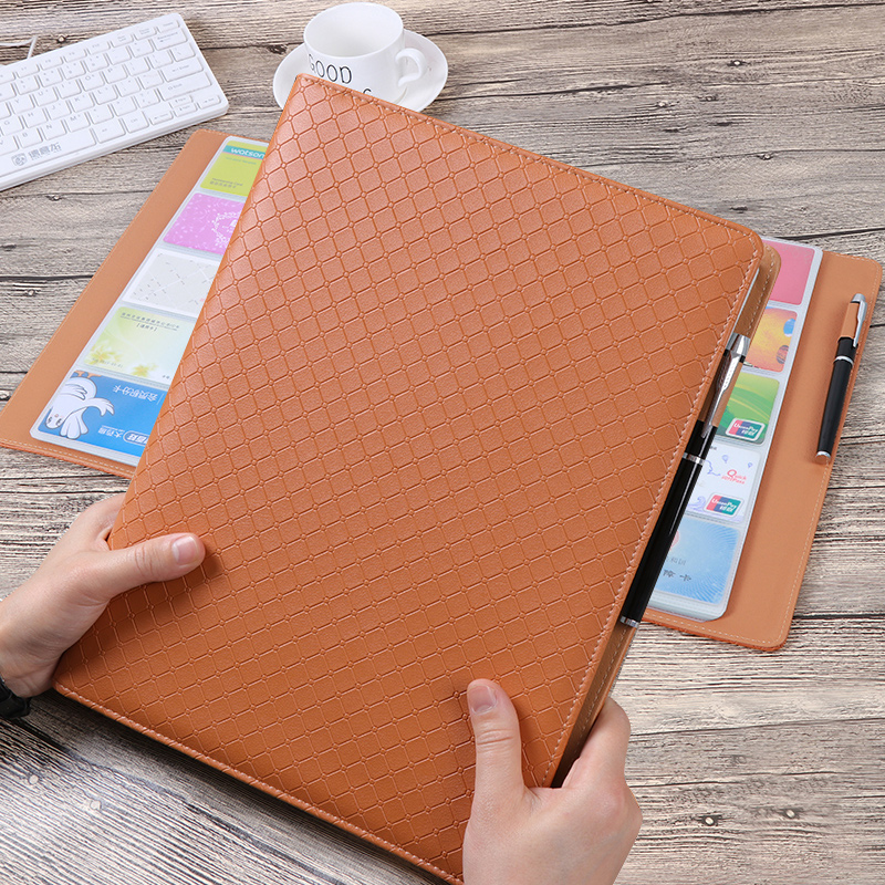 活页名片夹商g务卡包男大容量多卡位小卡册收藏册信用收纳盒会员