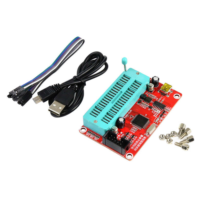 STC89C52编程器51单片机24/93存储芯片烧录器AT89C52下载X器SP200