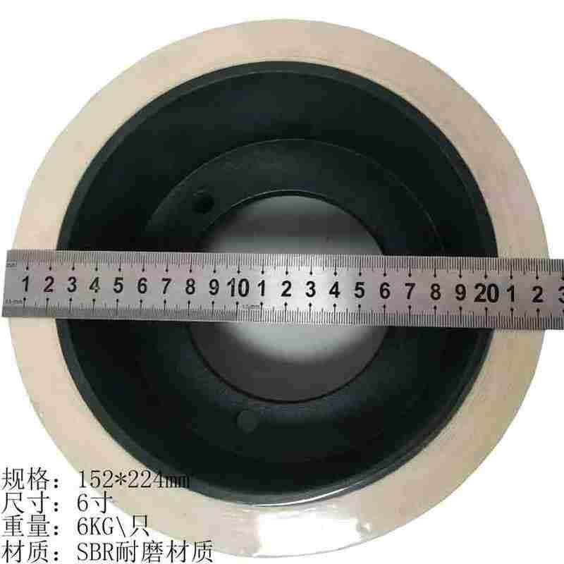 新款6寸砻谷机胶辊耐磨碾米机x胶辊y聚米机辊胶剥壳胶辊配件打氨