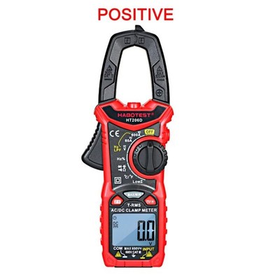 HABOTEST fAC/DC Ammeter  Digital Clamp Meter for Measuring A