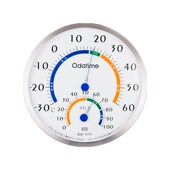 TH702室内温湿度计全不锈钢大表盘G温湿度表工业挂壁式 温湿度表定