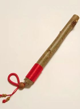 手工桃木天然桃木葫芦挂件手工雕刻葫芦棍复古装饰摆件中式招财福