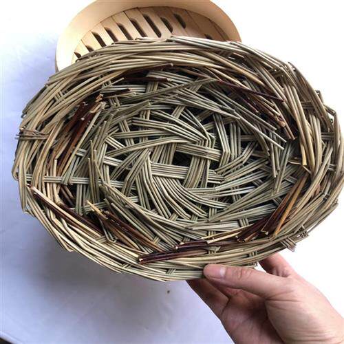 极速蒸笼垫不粘草席l圆形蒸包草席竹子小笼包藤L草编垫子9-80cm不