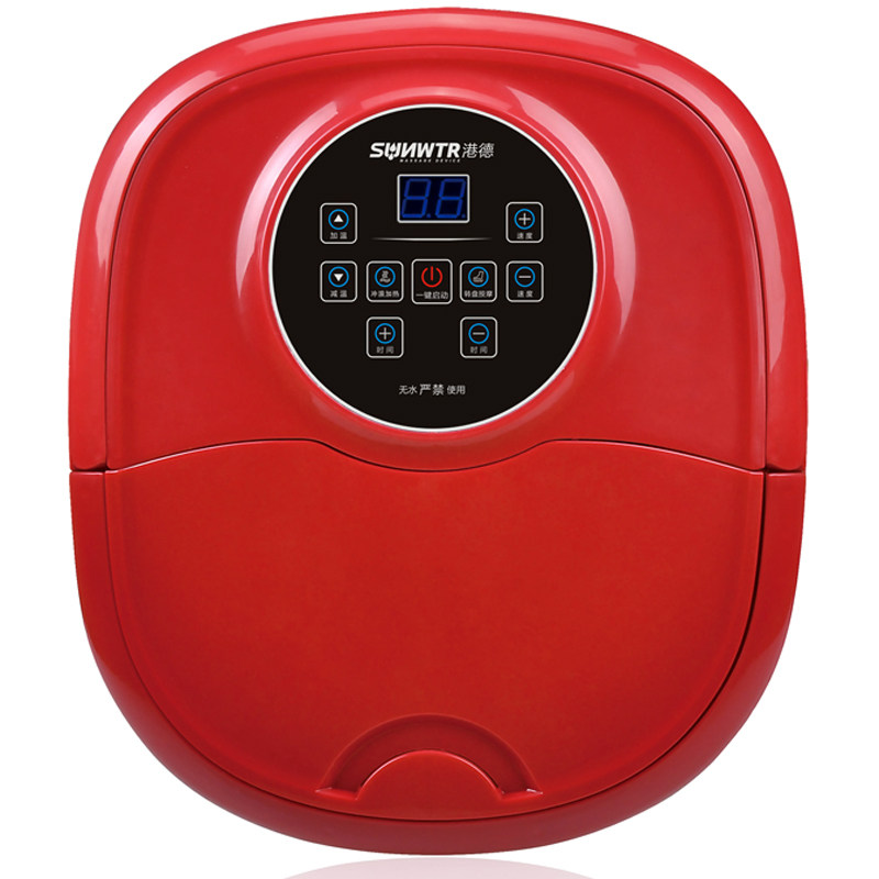 港德F655全自动n电动按摩足浴盆恒温加热泡脚盆足浴器洗脚盆足疗