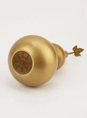 葫芦摆件铜d纯铜开盖八卦家居开口品挂件客厅办公空心室装饰黄铜