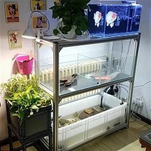 鱼缸架鱼缸底i柜铝合金鱼缸承重架鱼缸水族箱多层鱼缸架子