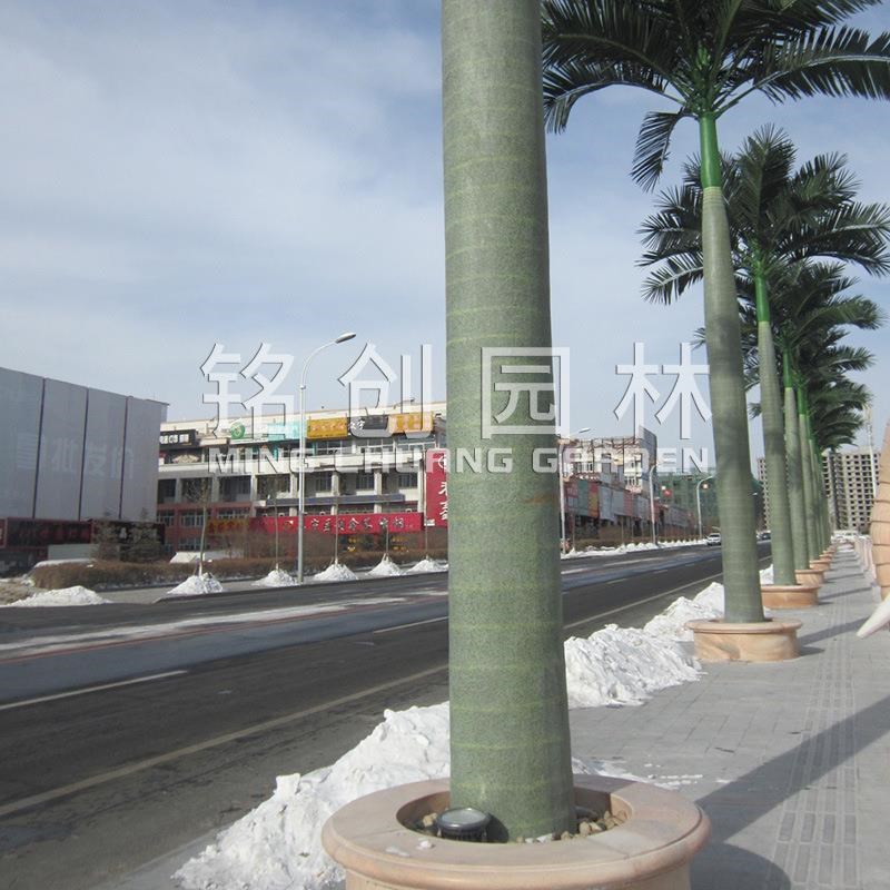 彷真大王椰子树棕榈树椰子树大型人造H景观树热带绿植室内外装饰