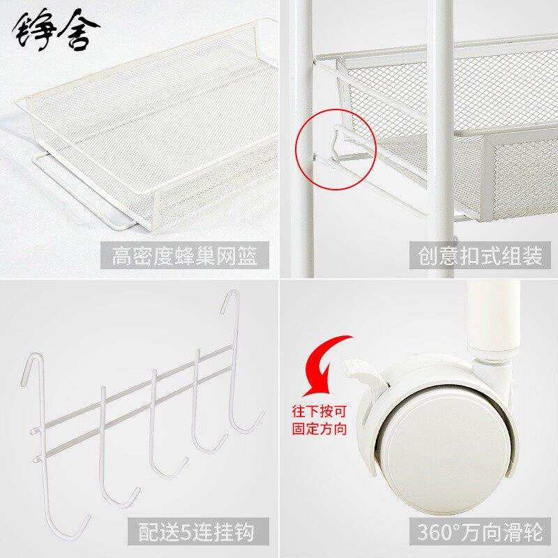 幼儿园新款铮舍广东省晨检车小四B轮带轮美容院带抽屉手推车理发