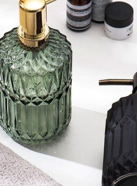 New Arrival Bjathroom Accessories Glass Soap Bottle Dispense