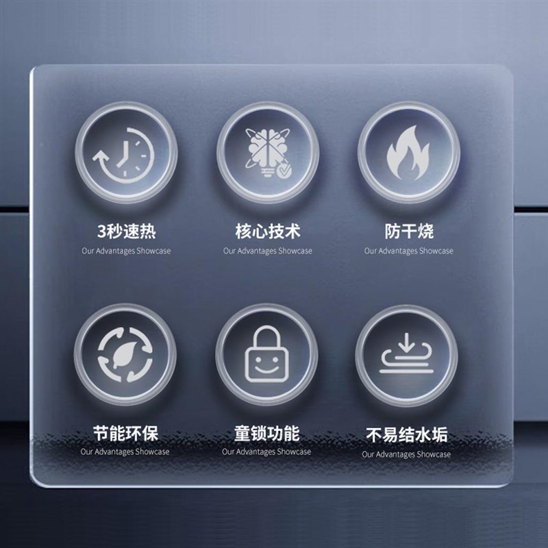 渗净水器家用厨房自来水置前过滤R饮O反透M直管线机加热一体管线