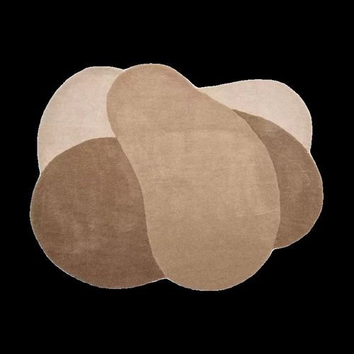 Y 北欧现代简约客厅地毯网红不规则几何卧室F床边毯 Denton rug b