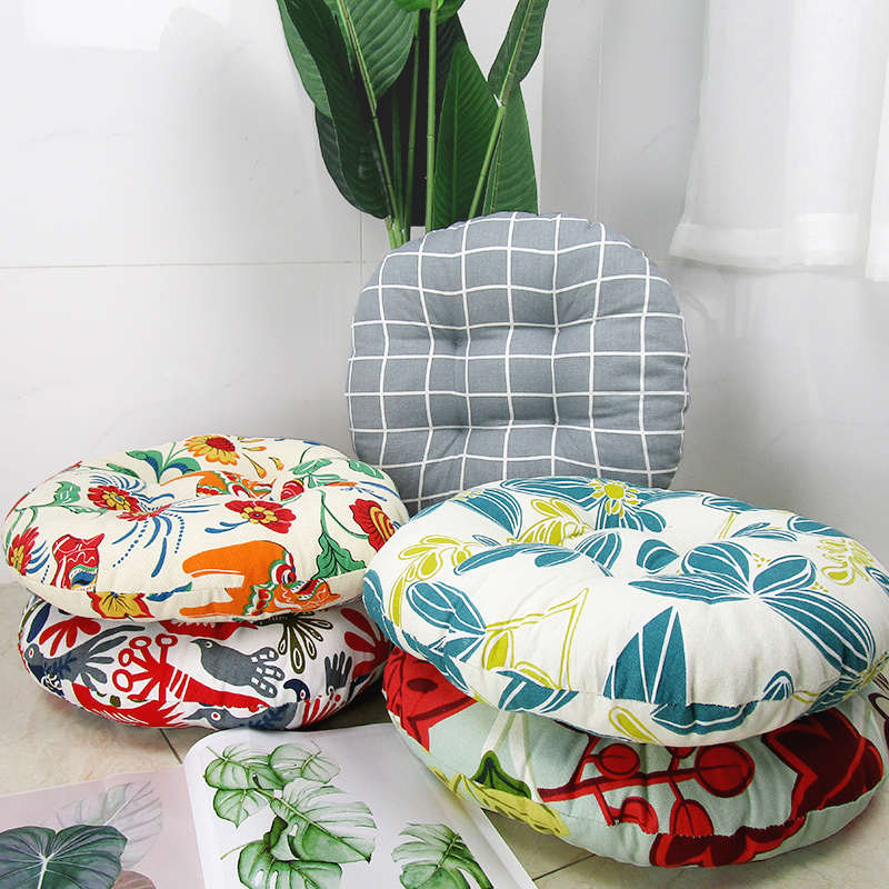 加厚榻榻米坐垫椅垫办公室椅子座垫木G沙发飘窗垫地板屁股垫子夏