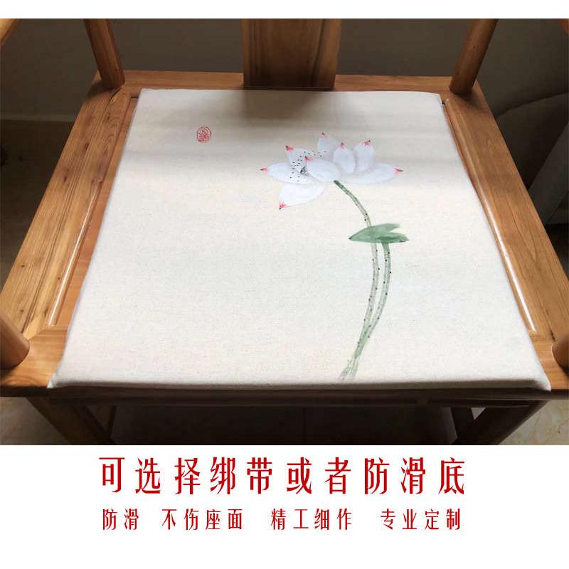 红木沙发坐垫椅垫k中式实木圈椅餐椅太师椅屁垫官帽椅茶椅乳胶垫