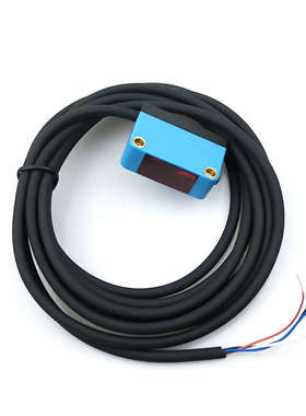 传感器物e3z感应漫反射ls61抑制检测光电白N色背景物开关黑色开关