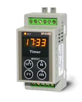 BF-D108T导轨式单路八段时间控制器J八个开-关控制时段单路输出