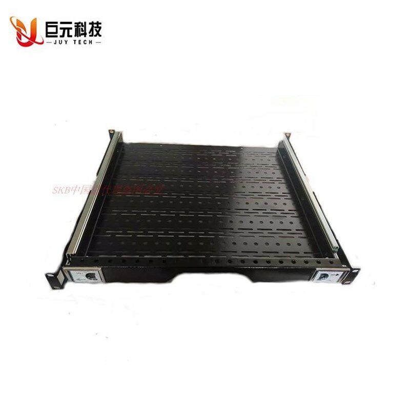 1U带锁网孔切换台铁q抽屉托盘抽拉隔板键盘台SKB机架机柜配件