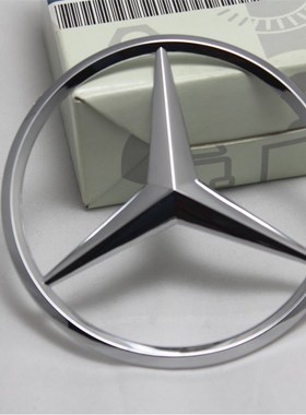适用C180e/C200/E2600/E300L/c63Me63原车尾标后备箱标志星标
