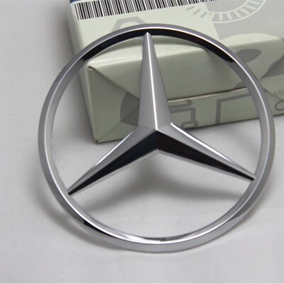 适用C180e/C200/E2600/E300L/c63Me63原车尾标后备箱标志星标