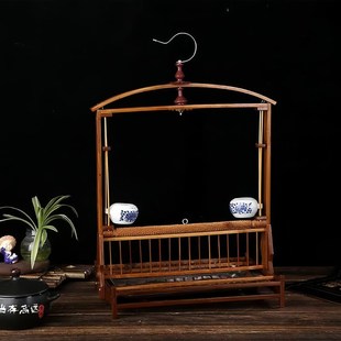 清仓八哥伯劳蜡嘴o鸟站架竹子虎皮玄凤鹦鹉鸟架站架送脖套