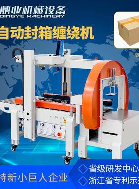 FXW3040全自动封箱缠绕机DQFXC5045XA全自动封箱打包机