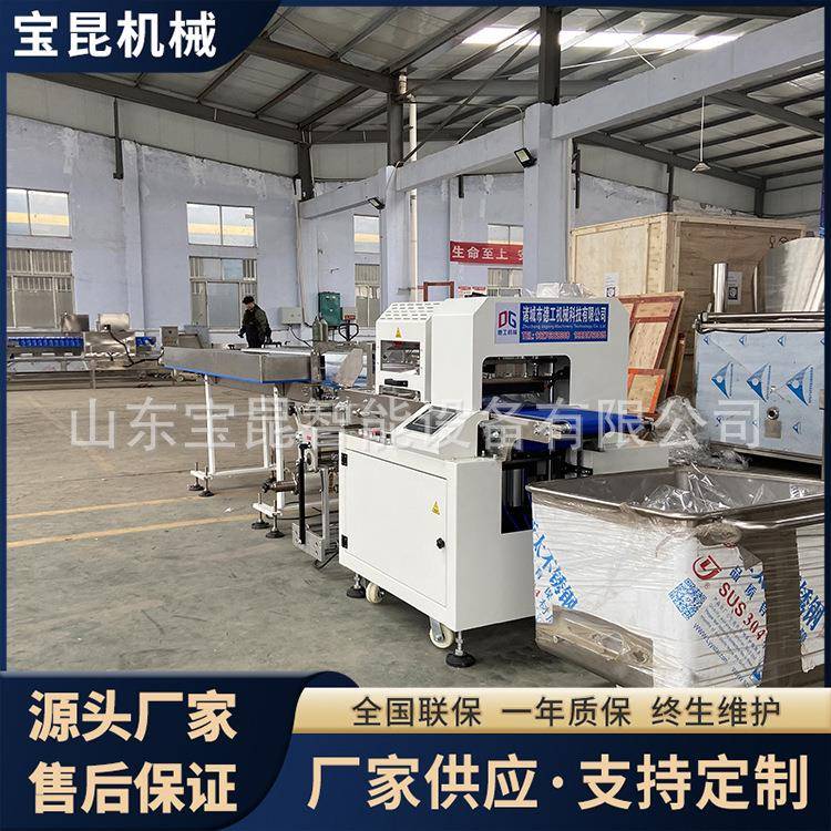 全自动枕式包装机面包挂面月饼包装机螺蛳粉预制菜装盒包装机械